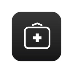 Medical bag vector icon