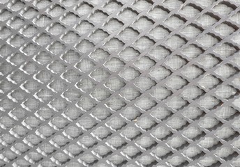 Close Up of Metal Grid Texture Background