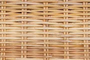 Closed Up of Rattan Texture of Basket Weave Pattern