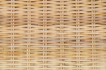 Closed Up of Rattan Texture of Basket Weave Pattern