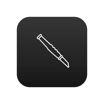 Flute vector icon