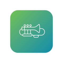 trumpet vector icon