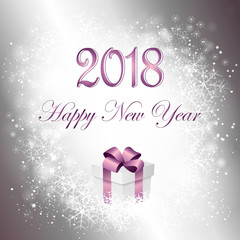 Fototapeta na wymiar 2018 - Happy new Year