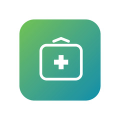 Medical bag vector icon