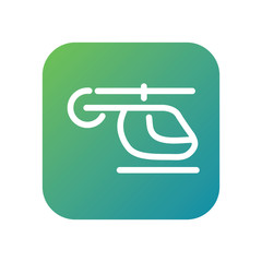 Helicopter vector icon