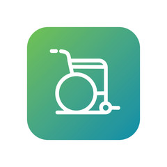 Wheelchair vector icon