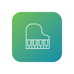 Piano vector icon