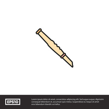 Flute vector icon
