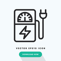 Energy scale vector icon