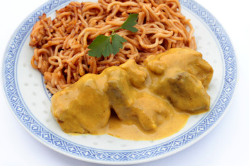 poulet au curry