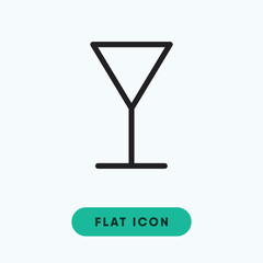 Wineglass vector icon
