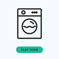 Washing machine vector icon