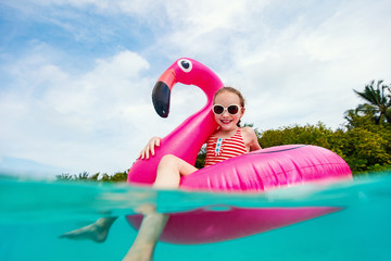 Little girl swimming © TravelPhotoBloggers