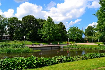 Fototapeta premium Park Hamburg 