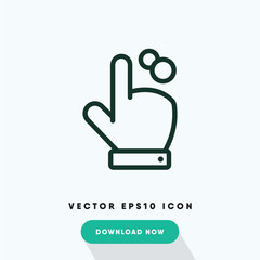 Click money vector icon