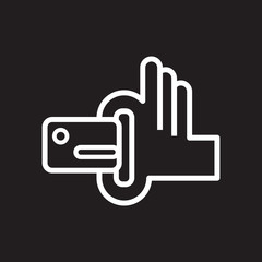 ATM cash vector icon