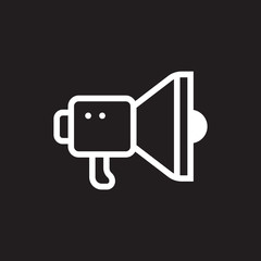 Megaphone vector icon