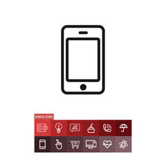 Smart phone vector icon
