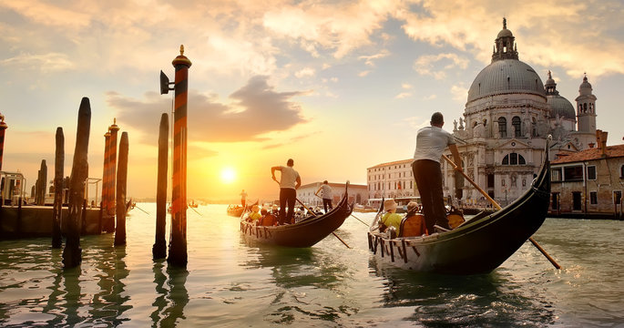 Grand Canal at sunset