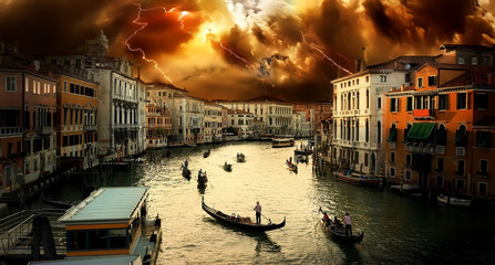 Thunderstorm in Venice