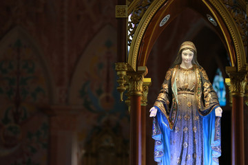 Blessed Virgin Mary Statue.