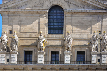 Patio de los Reyes, Monasterio del Escorial, Renacimiento, Madrid, España