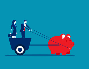 Business management. Concept business vector illustration.