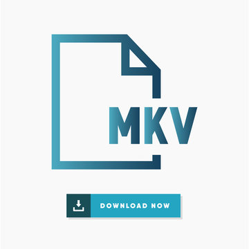 Mkv file vector icon