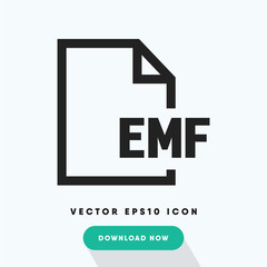 Emf file vector icon