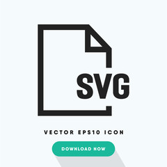 Svg file vector icon