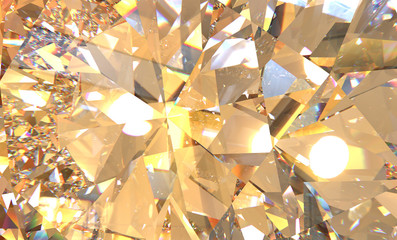 crystal refractions background