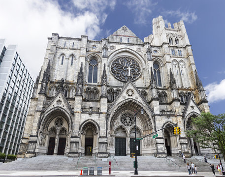 The Cathedral of St. John the Divine, officially the Cathedral Church of Saint John: The Great Divine in the City and Diocese of New York, is the cathedral of the Episcopal Diocese of New York
