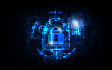 Security switch Abstract technology background innovation concept  vector illustration