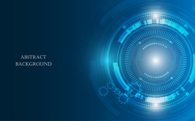 Abstract technology background Hi-tech communication concept futuristic digital innovation background vector illustration