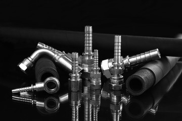 Hydraulic line and ferrule for industry.