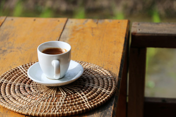 Americano Coffee In the morning