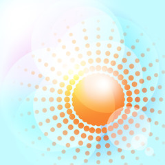 Abstract sun background