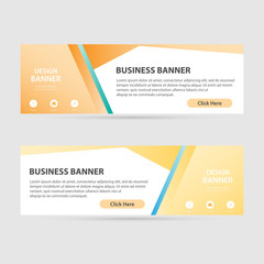 Business banner set vector templates. clean modern abstract background.