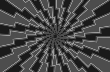 Lightning bolt - abstract geometric vector pattern - gray, Thunder abstract background 