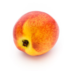 Peach. Fruit with isolated on white background.