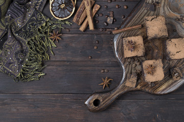 Delicious chocolate brownies