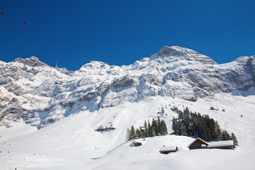 Winter in alps