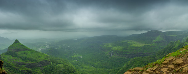 Serene beauty of Lonavala, View from Lions point