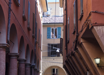 Bologna (Italy): typical street