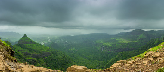 Serene beauty of Lonavala, View from Lions point