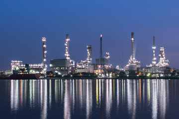 oil and gas refinery petrochemical factory