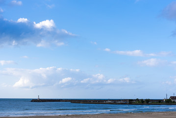 日本海のビーチ