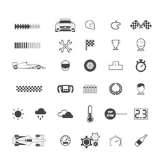 Race icon set