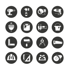 industrial and engineering tool icons