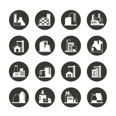 industrial building icons